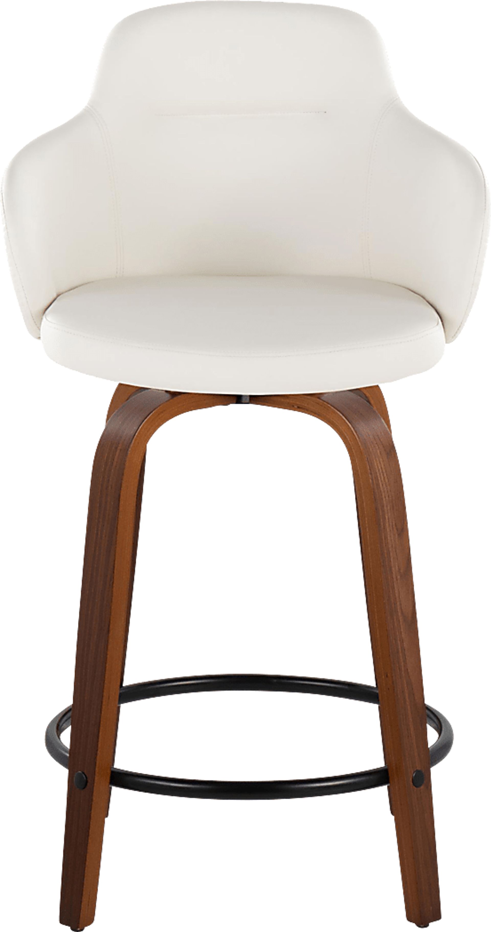 Siebarth IV White Counter Height Stool, Set of 2 - Image 5