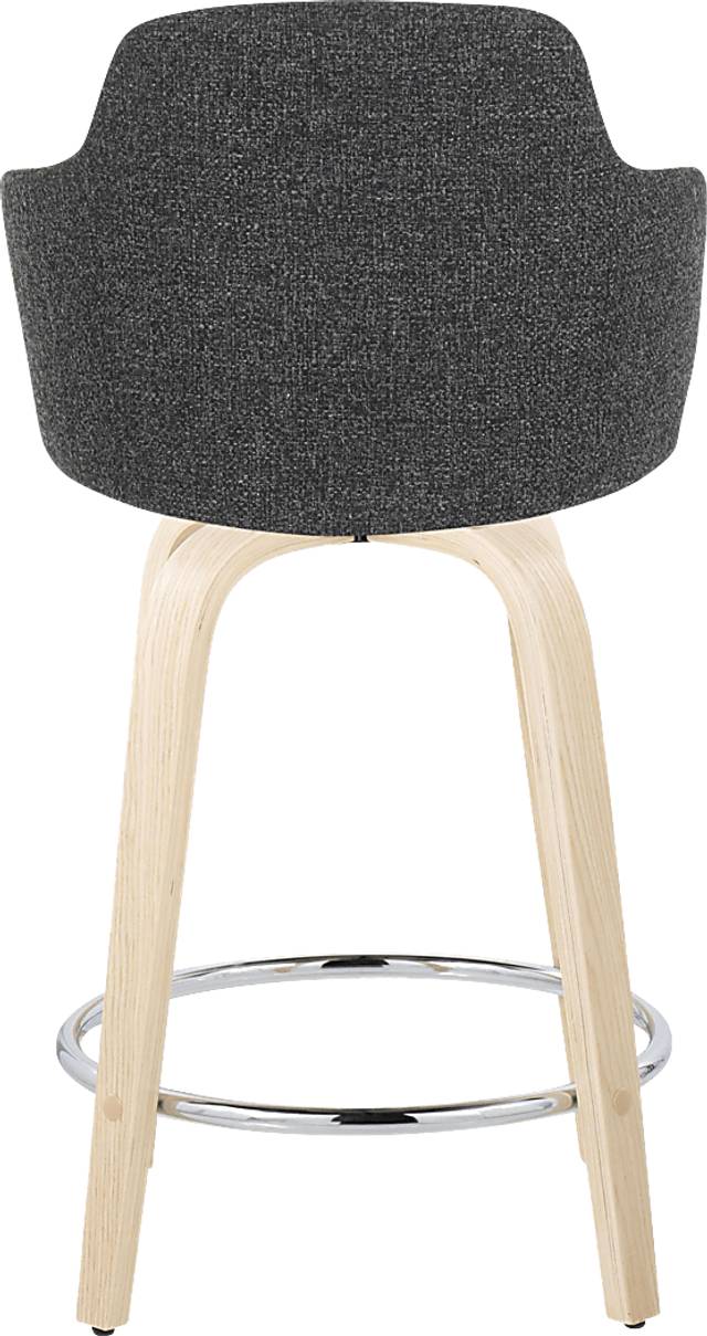 Siebarth V Dark Gray Counter Height Stool, Set of 2 - Thumbnail - Image 6