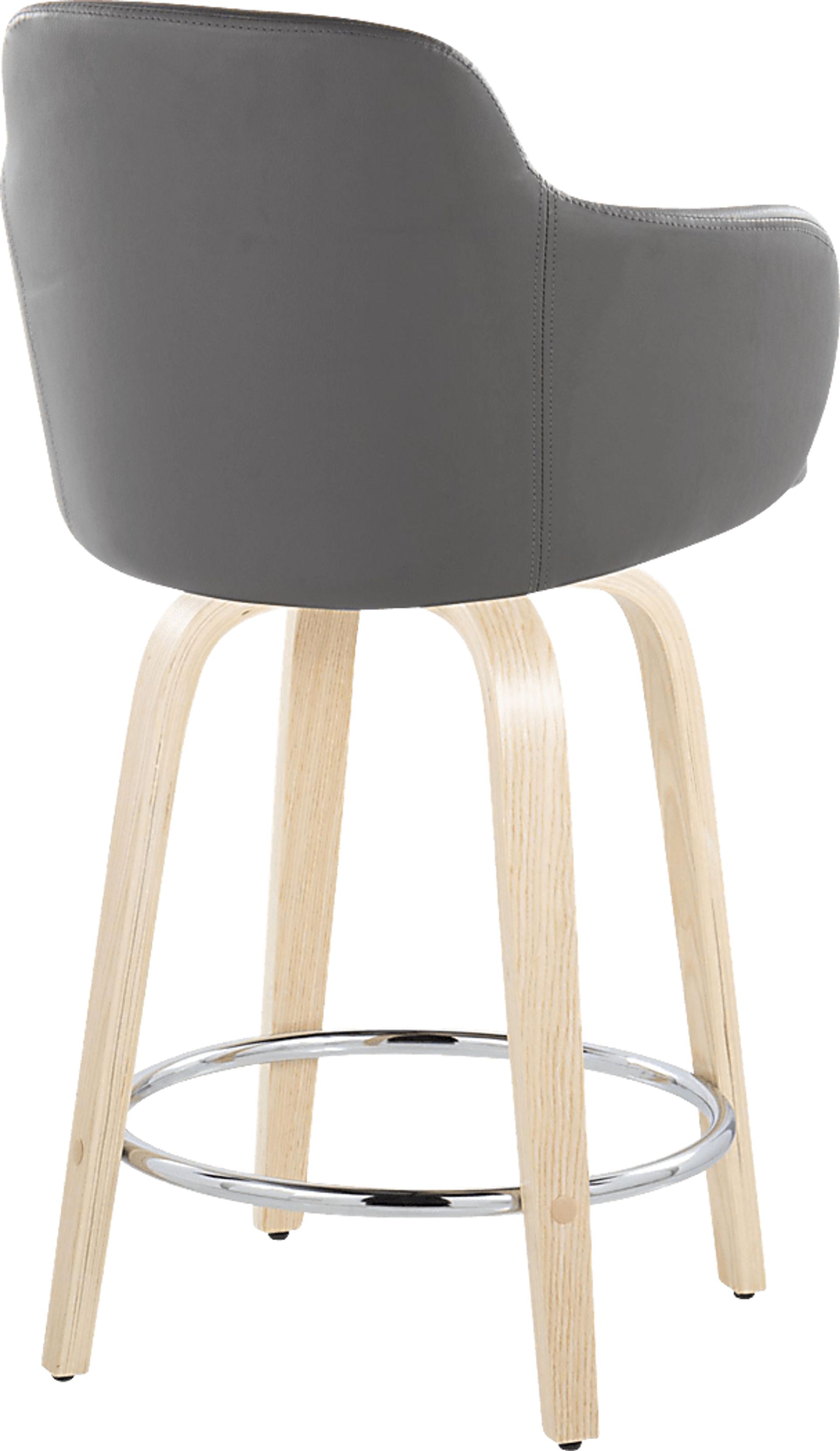 Siebarth VI Gray Counter Height Stool, Set of 2 - Image 4