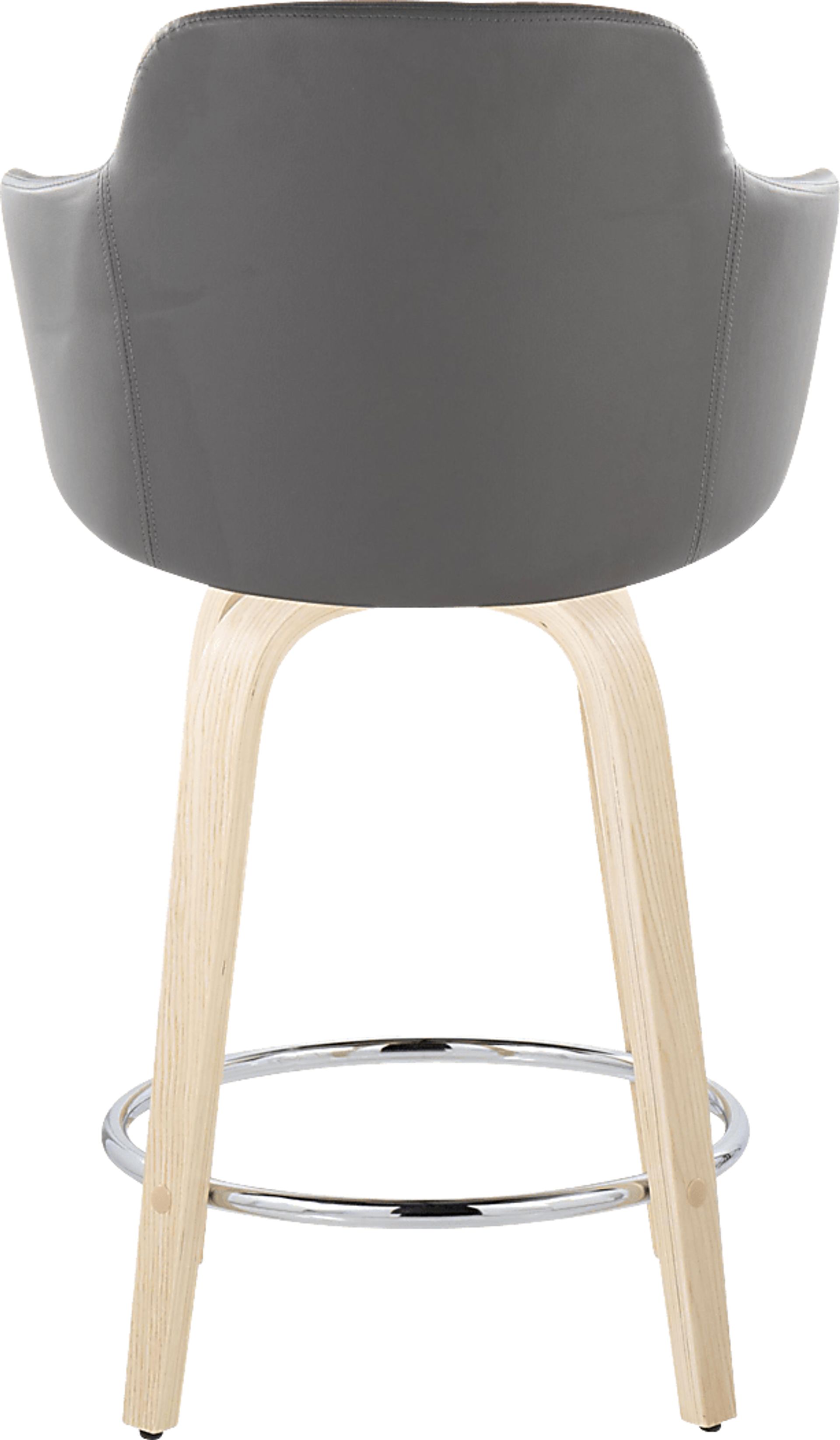 Siebarth VI Gray Counter Height Stool, Set of 2 - Image 5