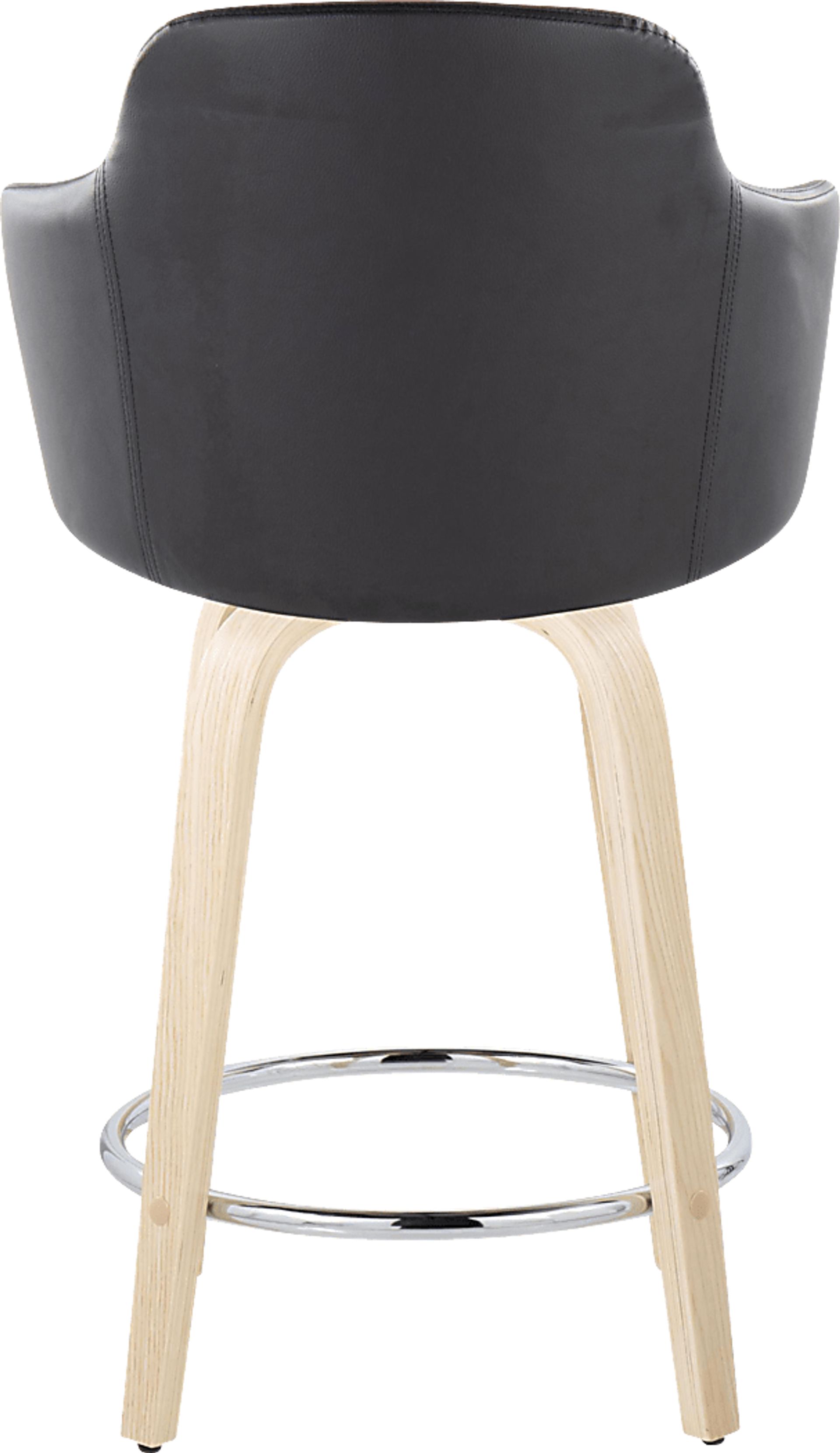 Siebarth VI Light Gray Counter Height Stool, Set of 2 - Image 6