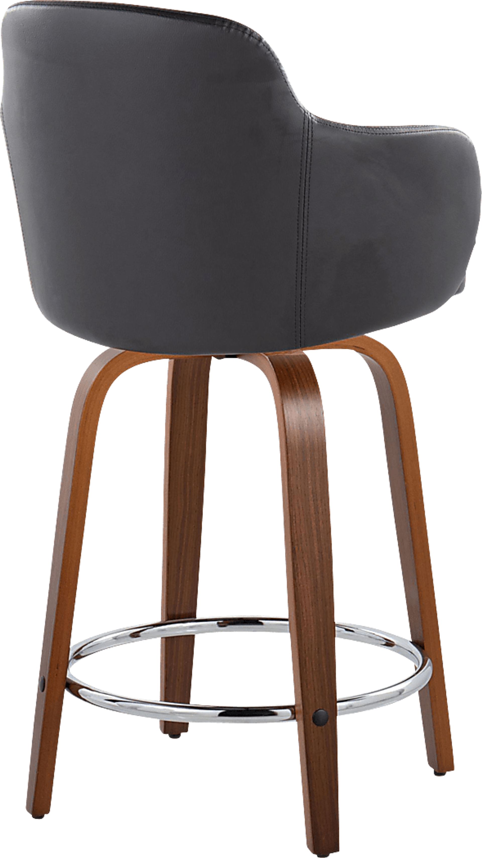 Siebarth VIII Black Counter Height Stool, Set of 2 - Image 6