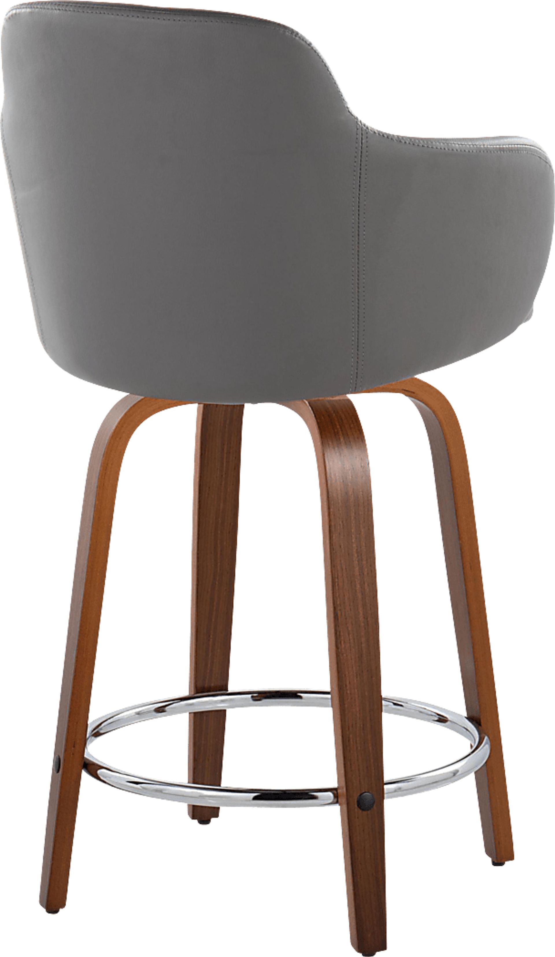 Siebarth VIII Gray Counter Height Stool, Set of 2 - Image 4