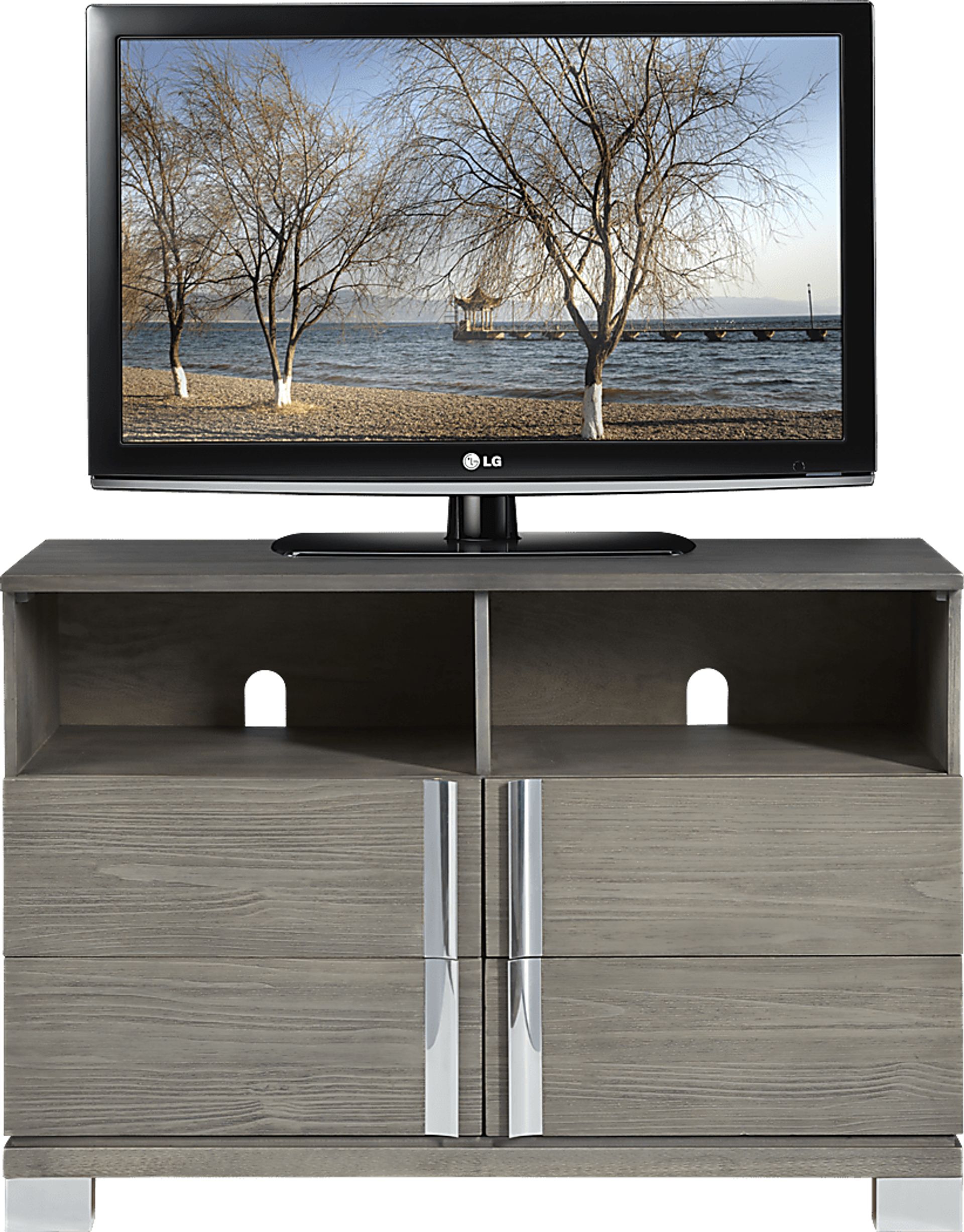 Siena Gray Media Chest - Image 1