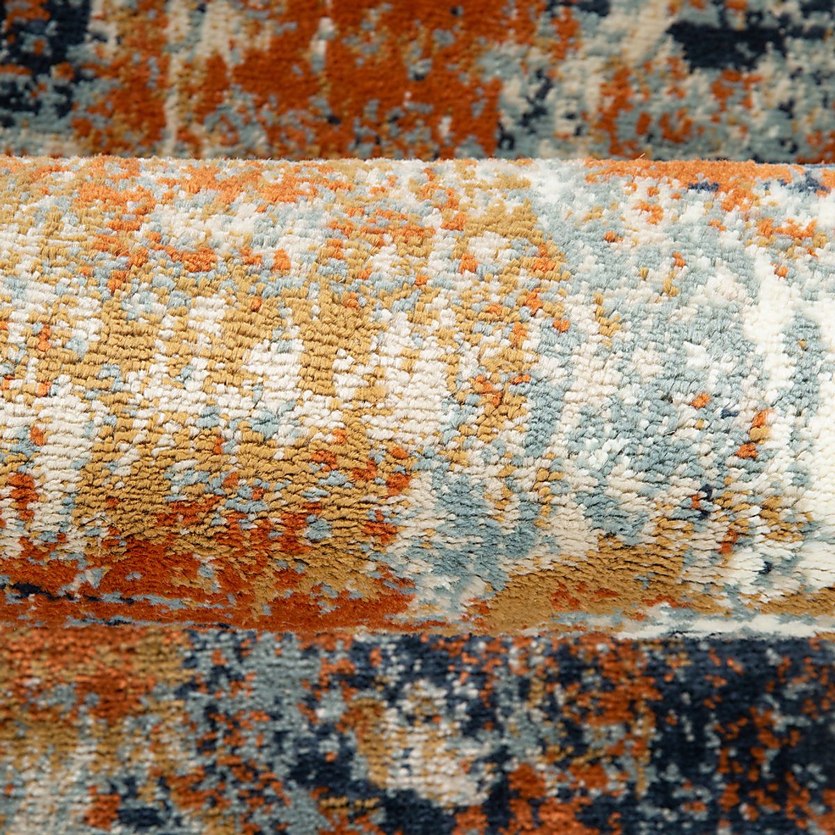 Siene Orange Orange,Red Polypropylene Fabric Rug | Rooms to Go