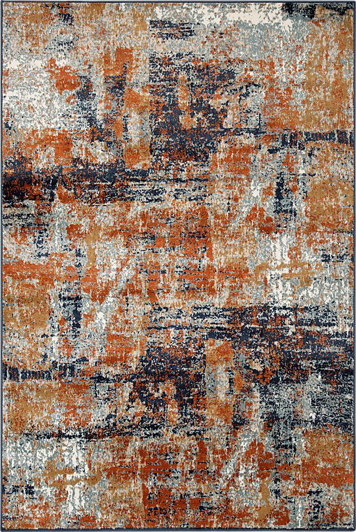 Siene Orange 7'9 x 9'9 Rug