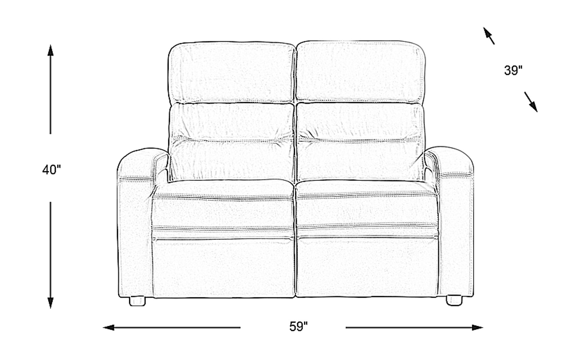 Dimension Image. Please refer to the Dimension Tab on this page for dimension details.