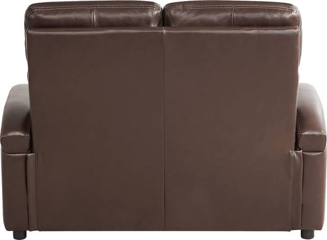 Sierra Madre Brown Leather 2 Pc Living Room with Reclining Sofa - Thumbnail - Image 5