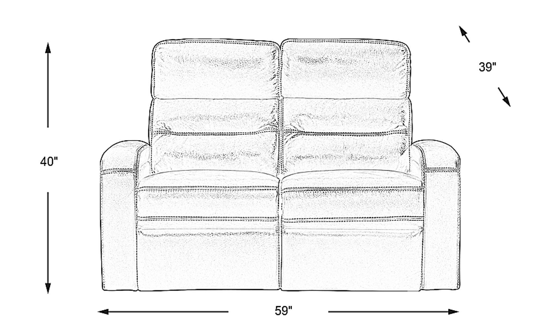Dimension Image. Please refer to the Dimension Tab on this page for dimension details.