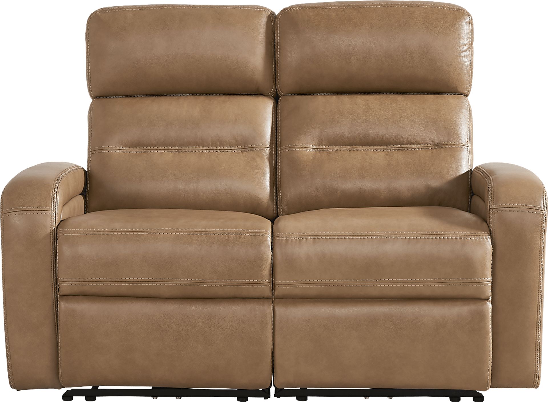 Sierra Madre Saddle Leather Dual Power Reclining Loveseat - Image 2