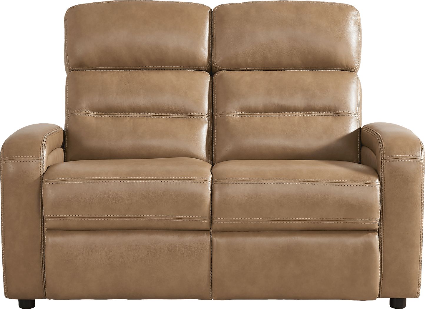 Sierra Madre Saddle Leather Loveseat