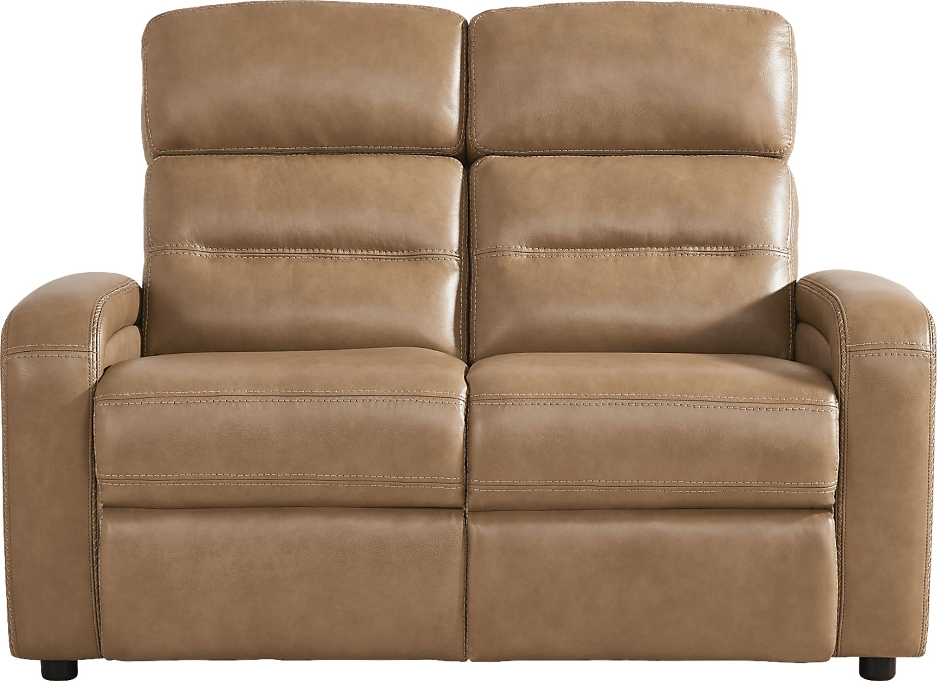 Sierra Madre Saddle Leather Loveseat - Image 1
