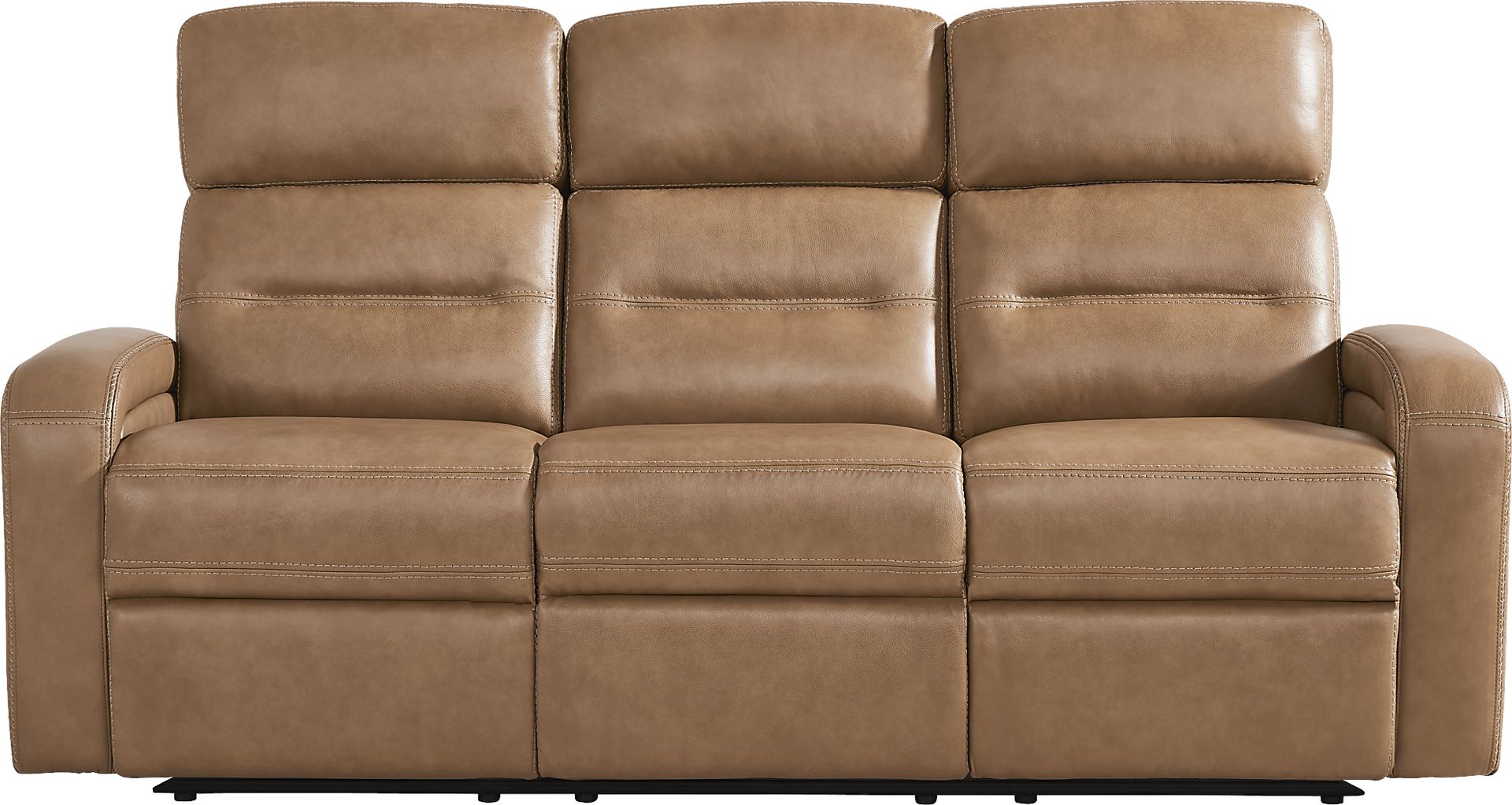 Sierra Madre Saddle Leather 2 Pc Living Room with Reclining Sofa - Image 4