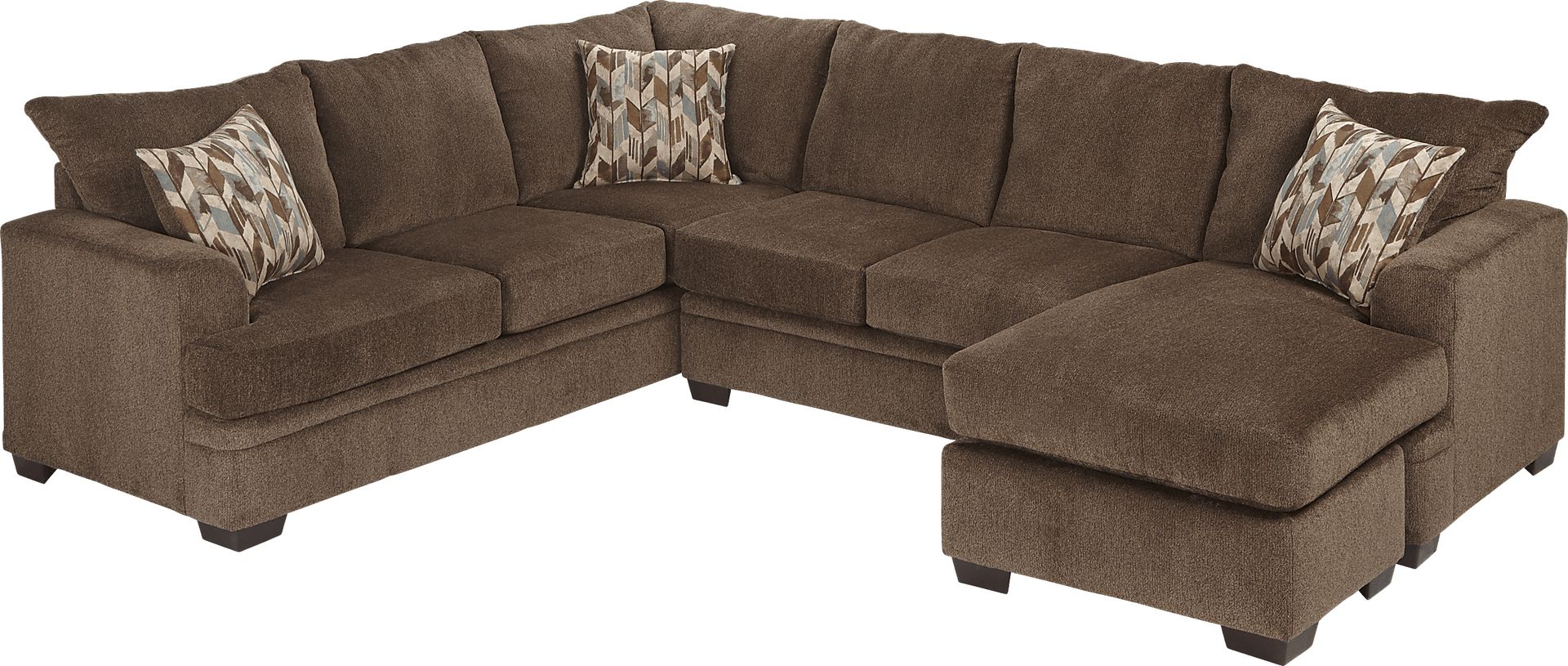 Sierra View 2 Pc Cocoa Sectional - Image 1
