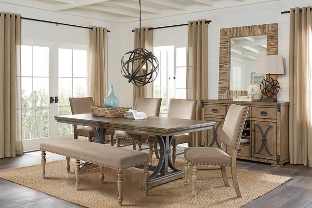 Sierra Vista Driftwood 5 Pc Dining Room - Thumbnail - Image 1