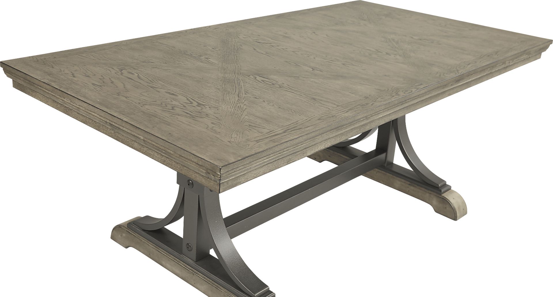 Sierra Vista 7 Pc Driftwood Light Wood Dining Room Set With