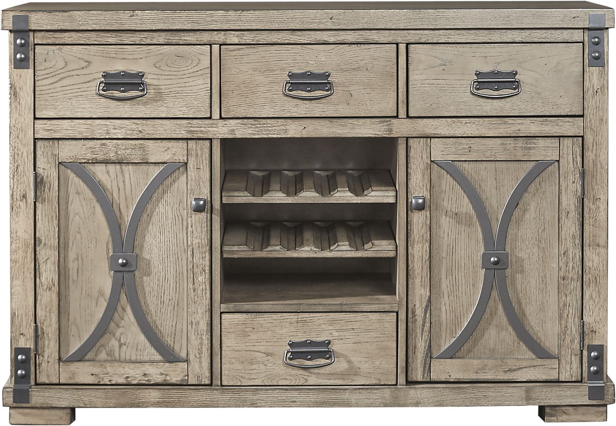 Sierra Vista Driftwood Light Wood Server Rooms to Go