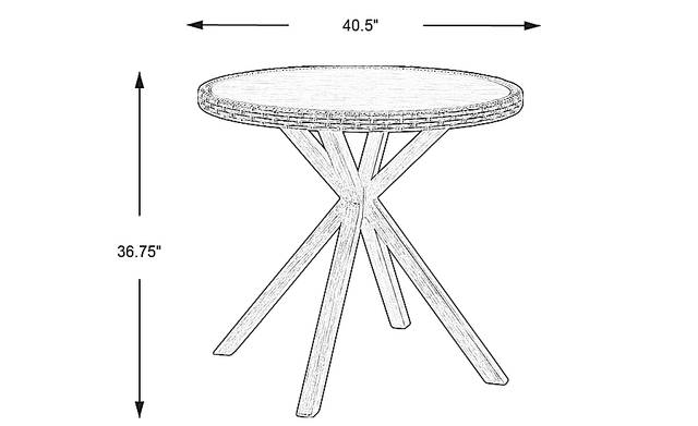 Dimension Image. Please refer to the Dimension Tab on this page for dimension details.