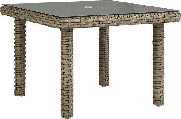 Siesta Key Driftwood 42 in. Square Outdoor Dining Table