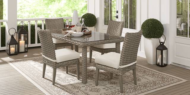 Siesta Key Driftwood 72 in. Rectangle Outdoor Dining Table - Thumbnail - Image 2