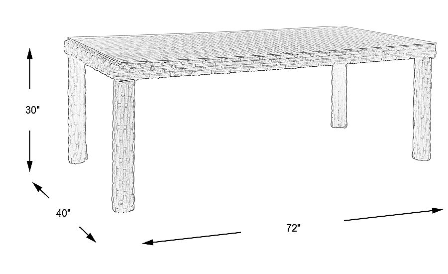 Siesta Key Driftwood 84 in. Rectangle Outdoor Dining Table - Rooms To Go