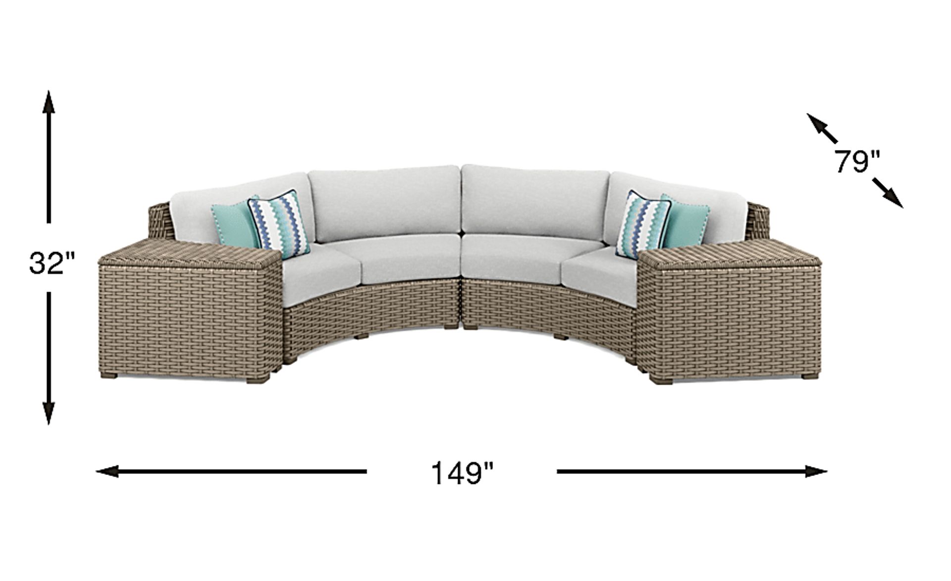 Dimension Image. Please refer to the Dimension Tab on this page for dimension details.