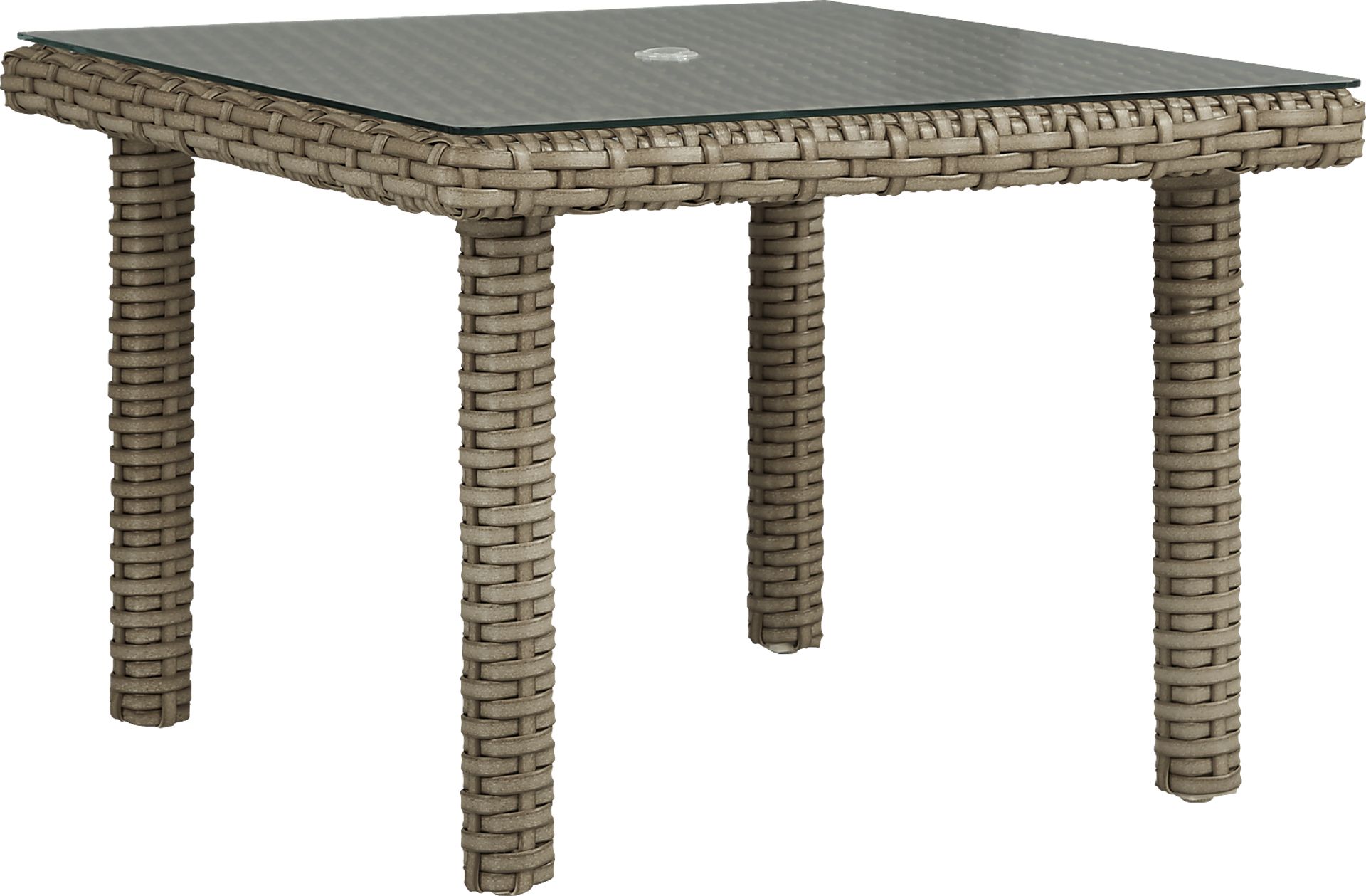 Siesta Key Driftwood Finish 42 in. Square Outdoor Dining Table - Image 1