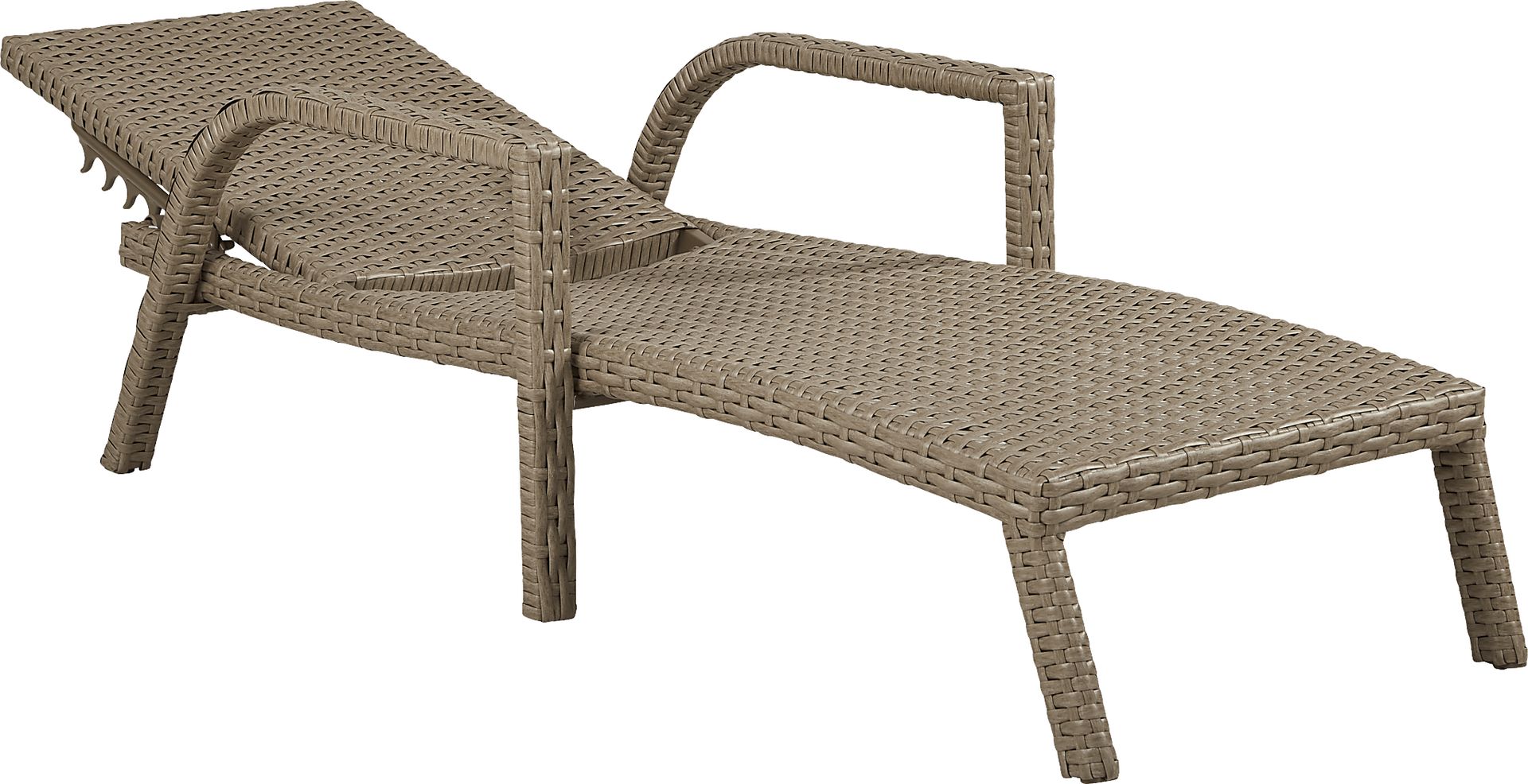 Siesta Key Driftwood Finish Outdoor Chaise - Image 3