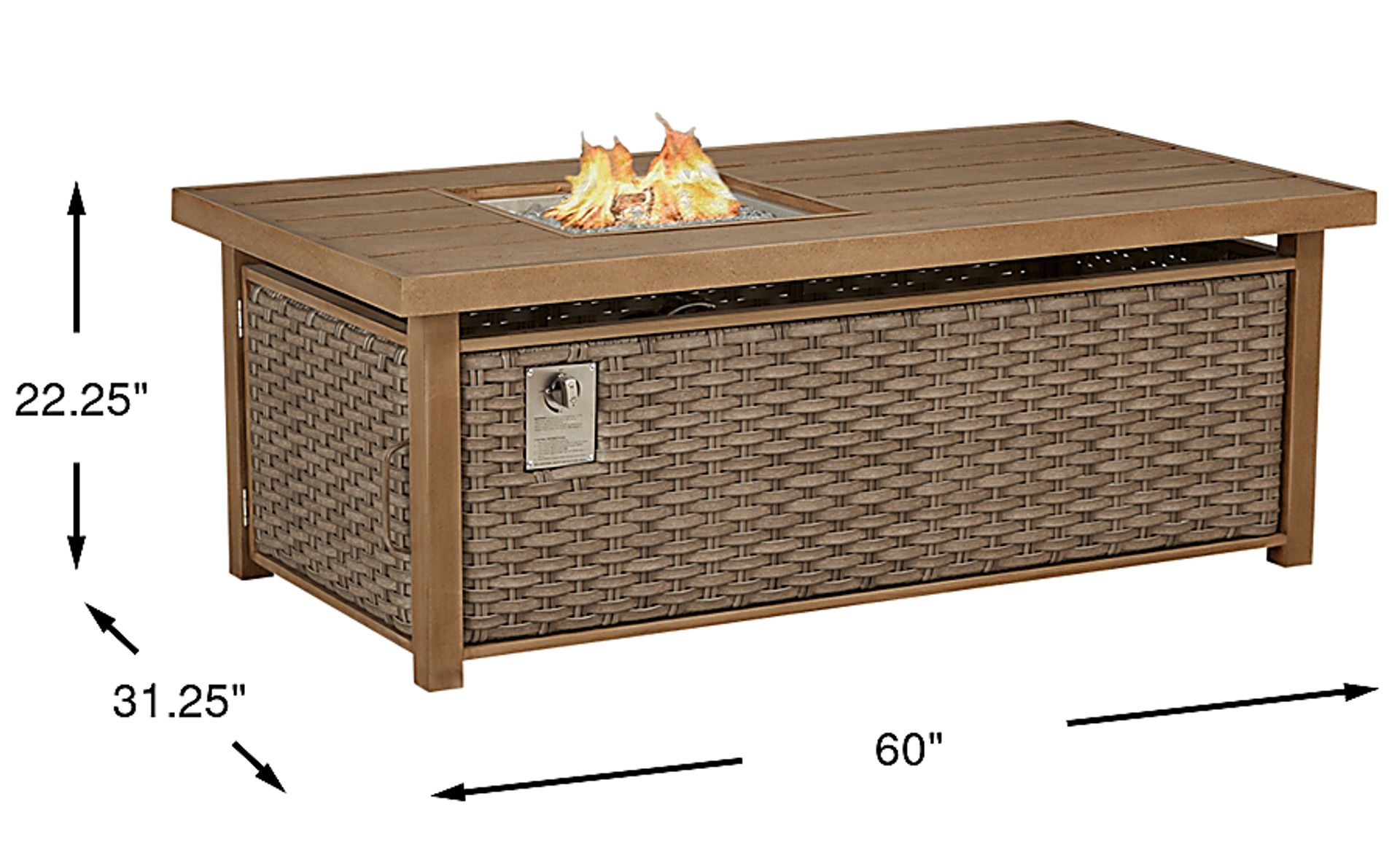 Dimension Image. Please refer to the Dimension Tab on this page for dimension details.