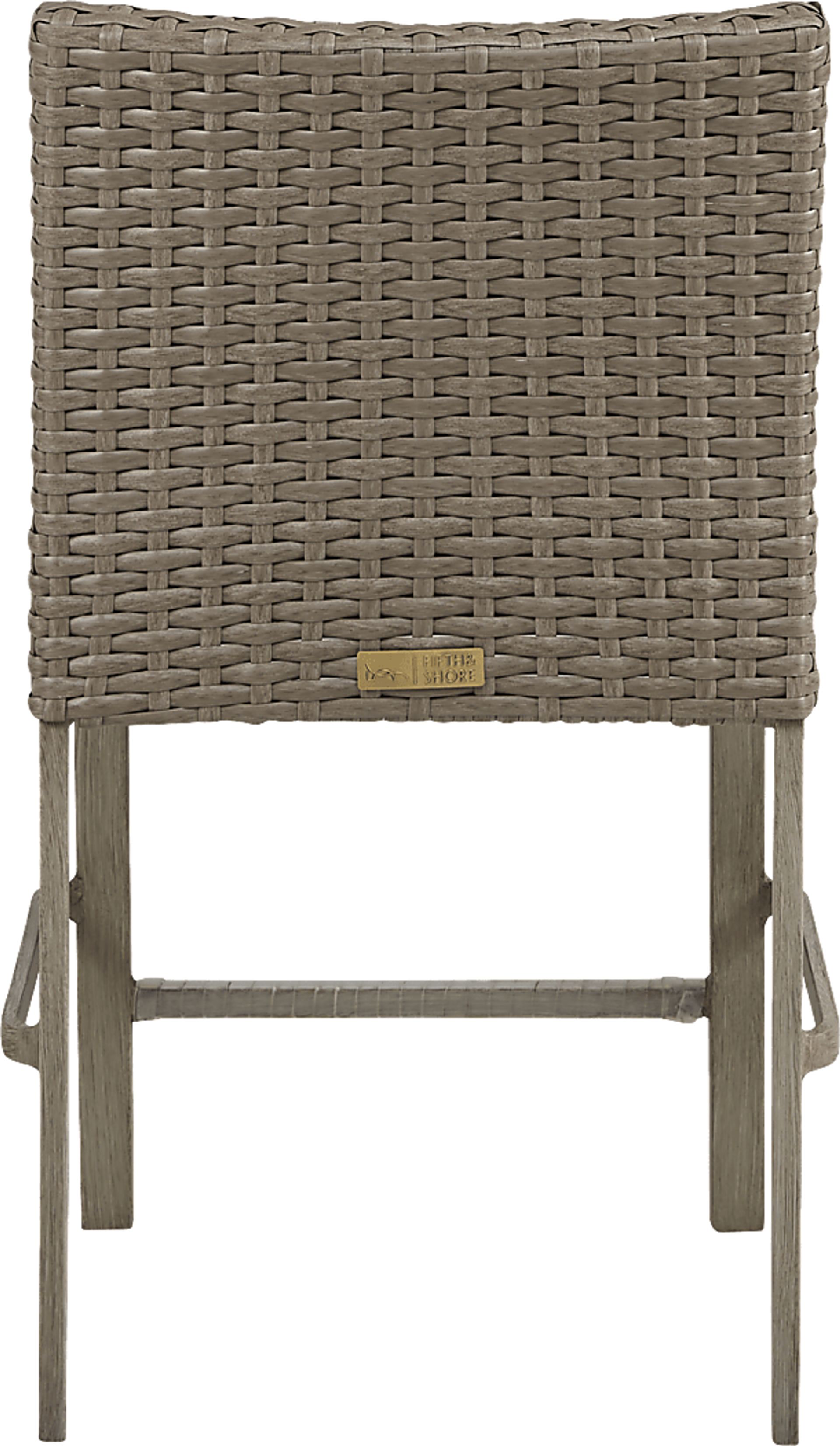 Siesta Key Driftwood Outdoor Balcony Stool - Image 4