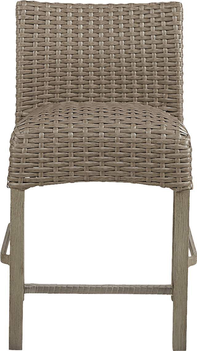Siesta Key Driftwood 5 Pc 40 in. Round Balcony Outdoor Dining Set - Thumbnail - Image 4