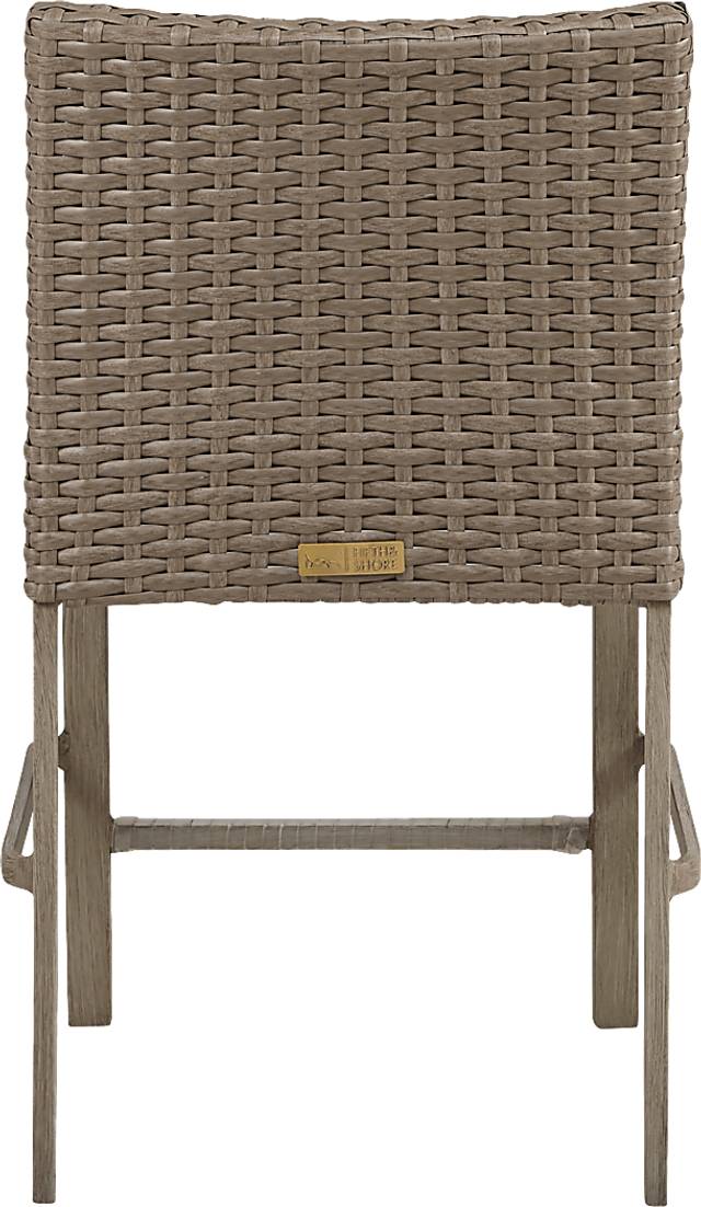 Siesta Key Driftwood 5 Pc 40 in. Round Balcony Outdoor Dining Set - Thumbnail - Image 5