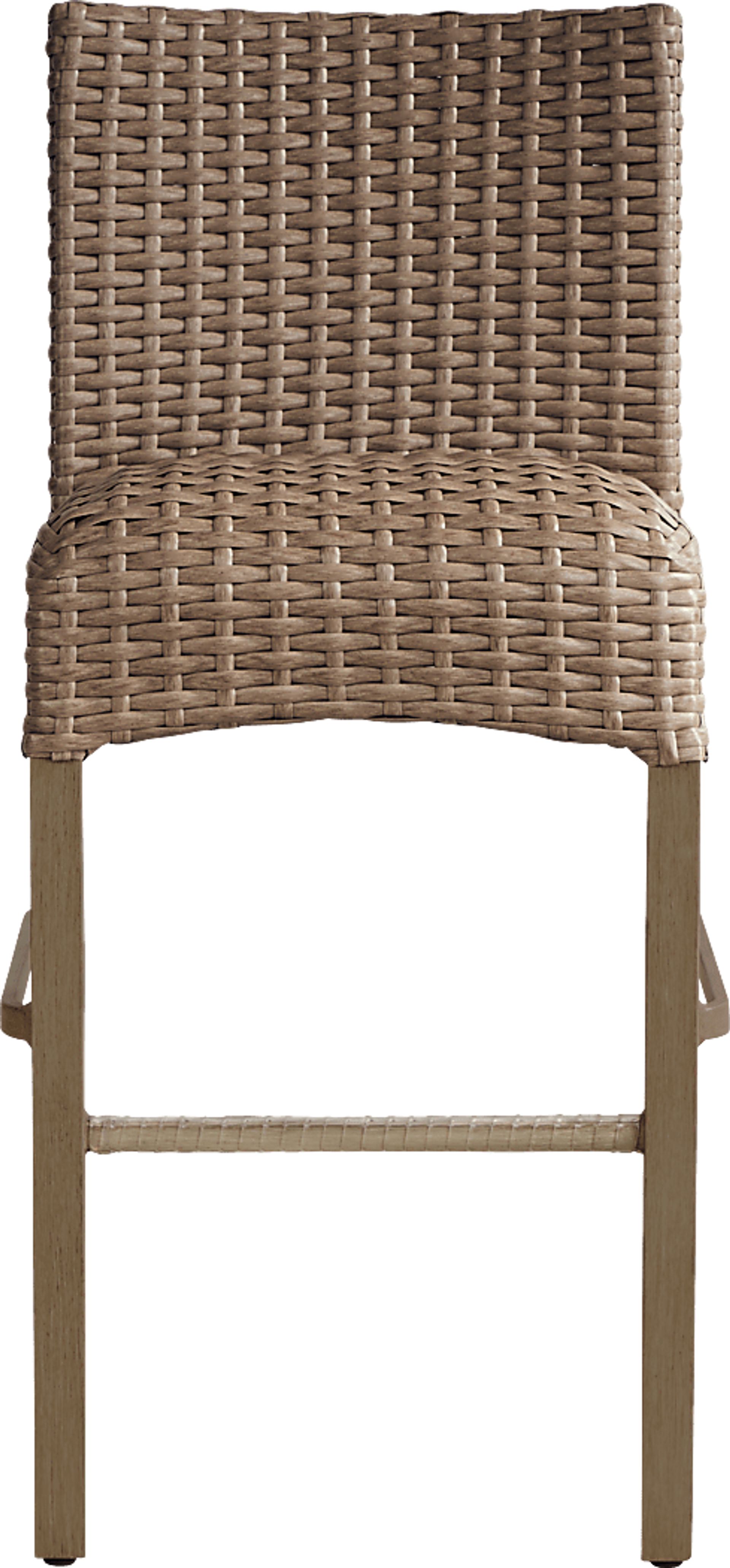 Siesta Key Driftwood Outdoor Barstool - Image 2