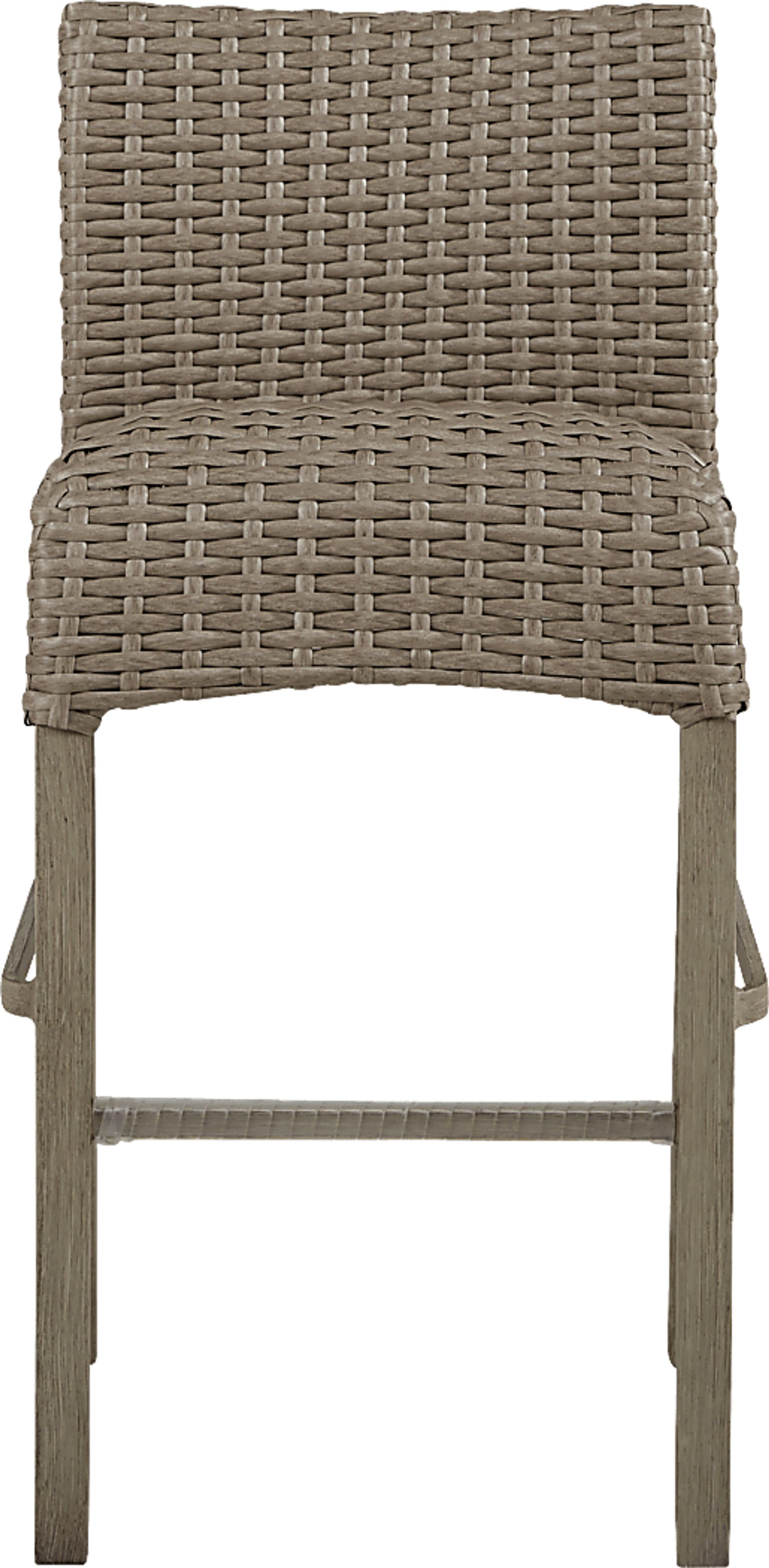 Siesta Key Driftwood 5 Pc 40 in. Round Bar Height Outdoor Dining Set - Image 4