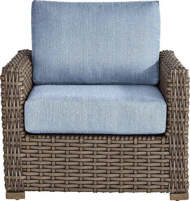 Siesta Key Driftwood 4 Pc Outdoor Seating Set with Steel Cushions - Thumbnail - Image 6