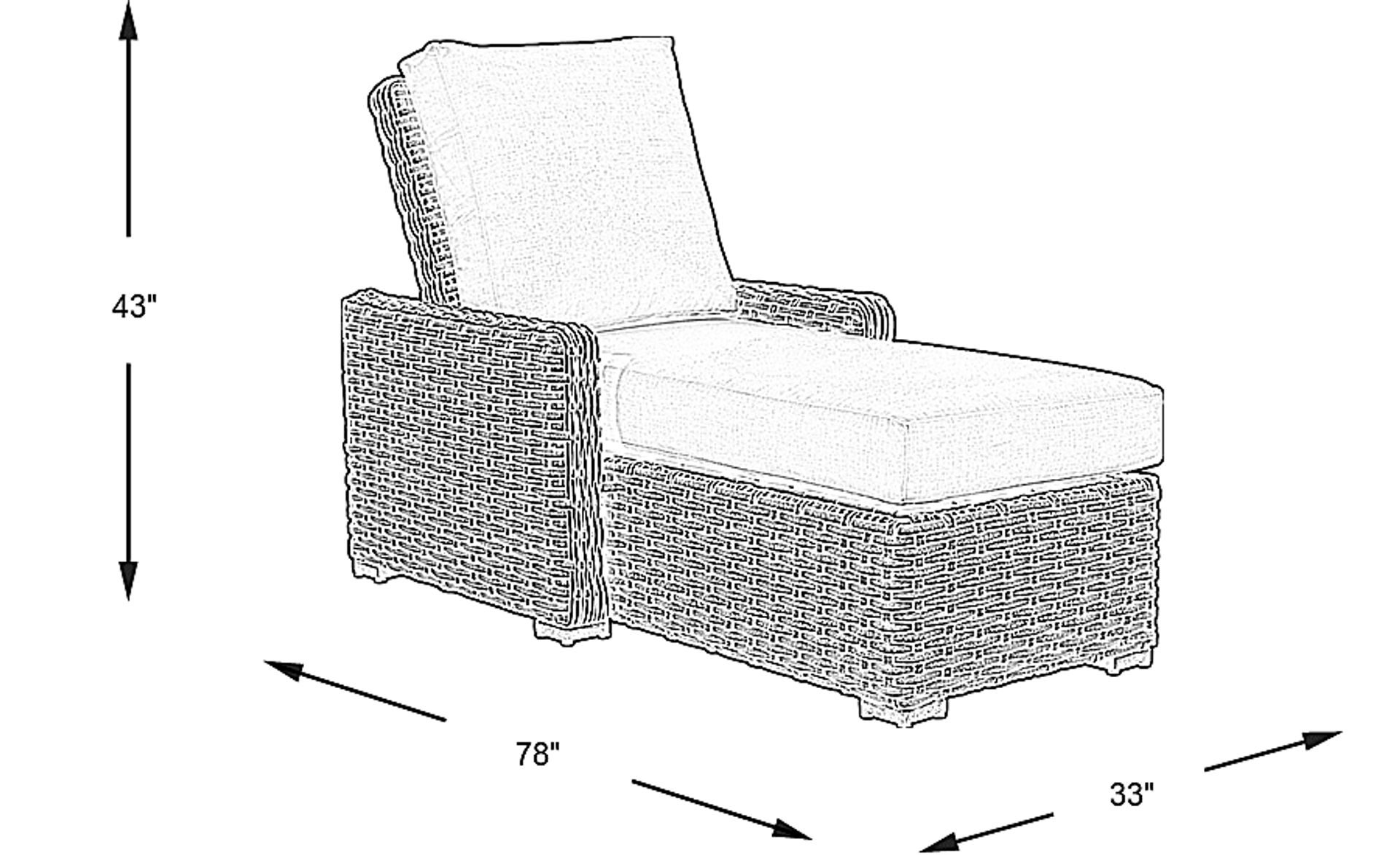 Dimension Image. Please refer to the Dimension Tab on this page for dimension details.
