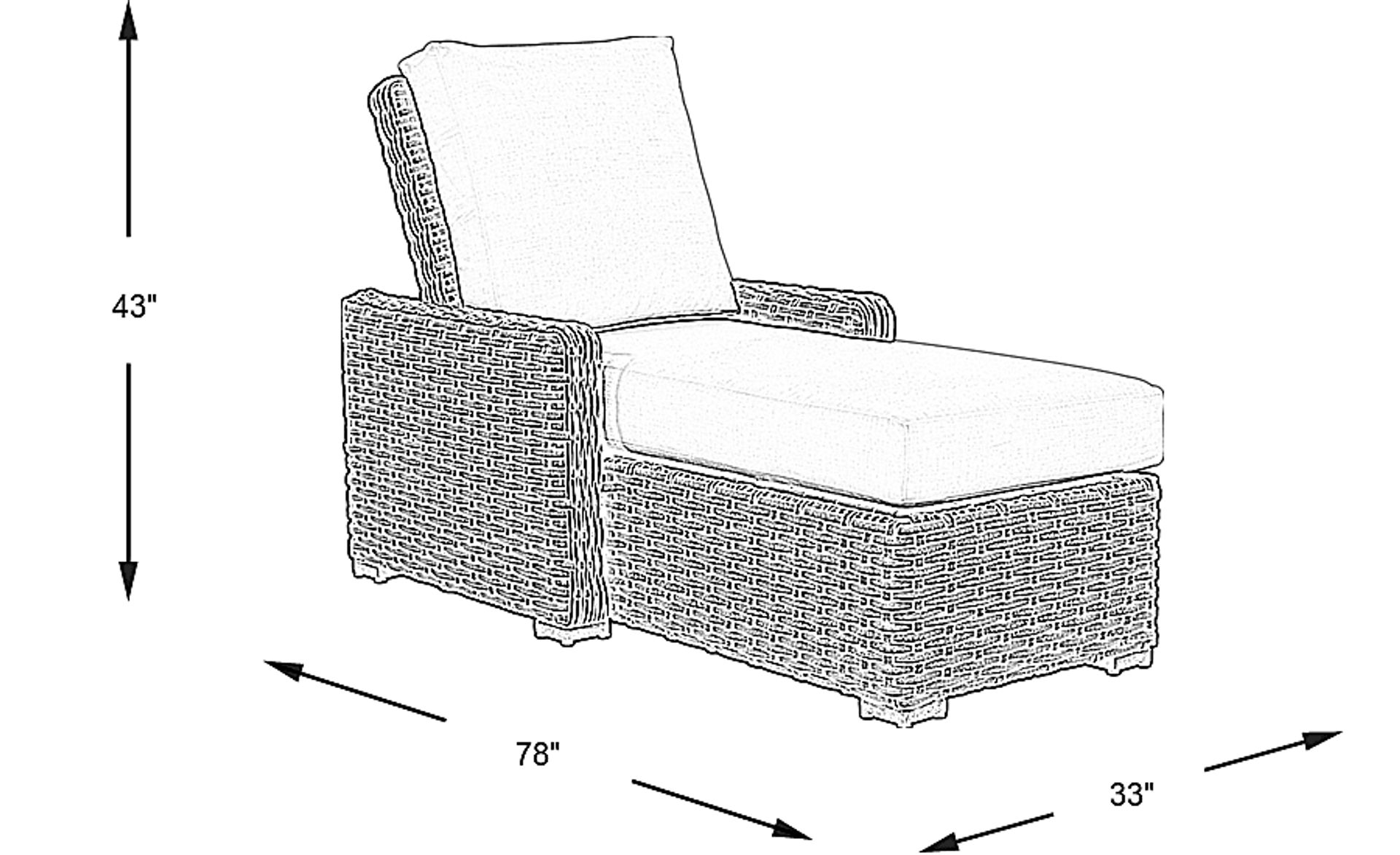 Dimension Image. Please refer to the Dimension Tab on this page for dimension details.