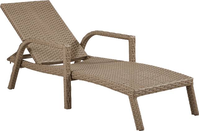 Siesta Key Driftwood Outdoor Chaise - Thumbnail - Image 2