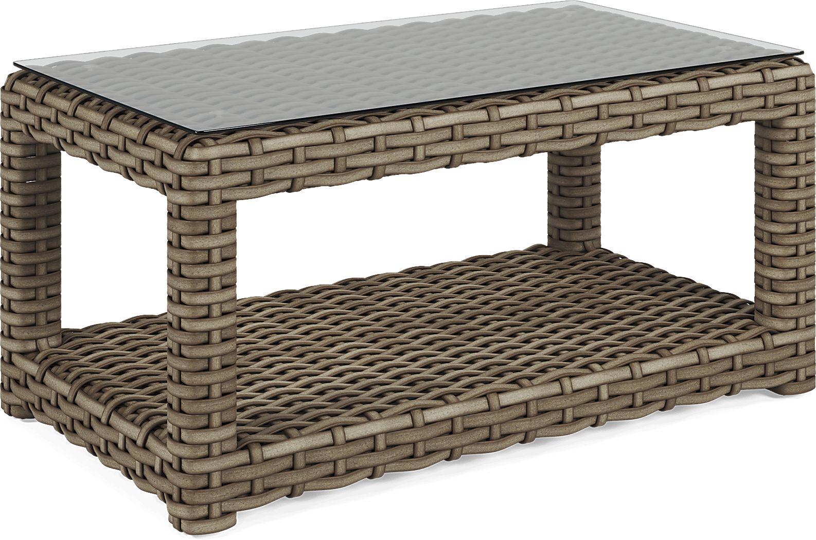 Siesta Key Wicker Outdoor Cocktail Table | Rooms to Go