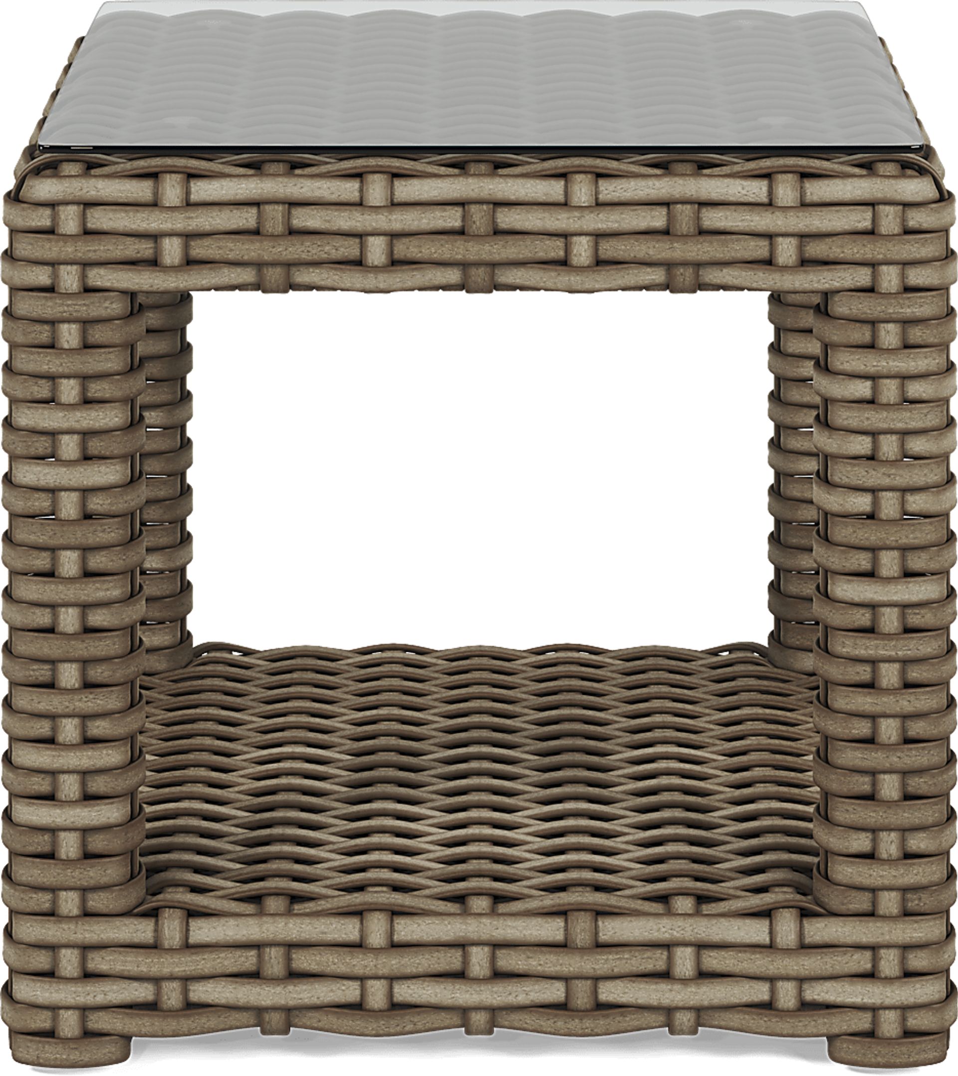 Siesta Key Driftwood Outdoor End Table - Image 2