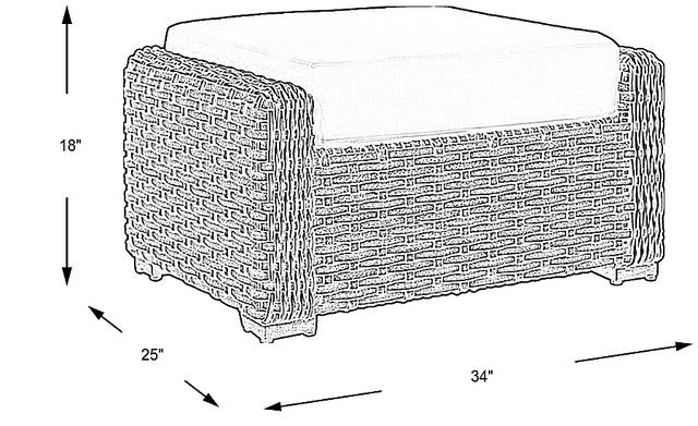 Dimension Image. Please refer to the Dimension Tab on this page for dimension details.