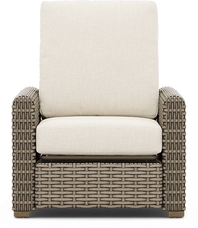 Siesta Key Driftwood Outdoor Recliner with Desert Cushions - Thumbnail - Image 2