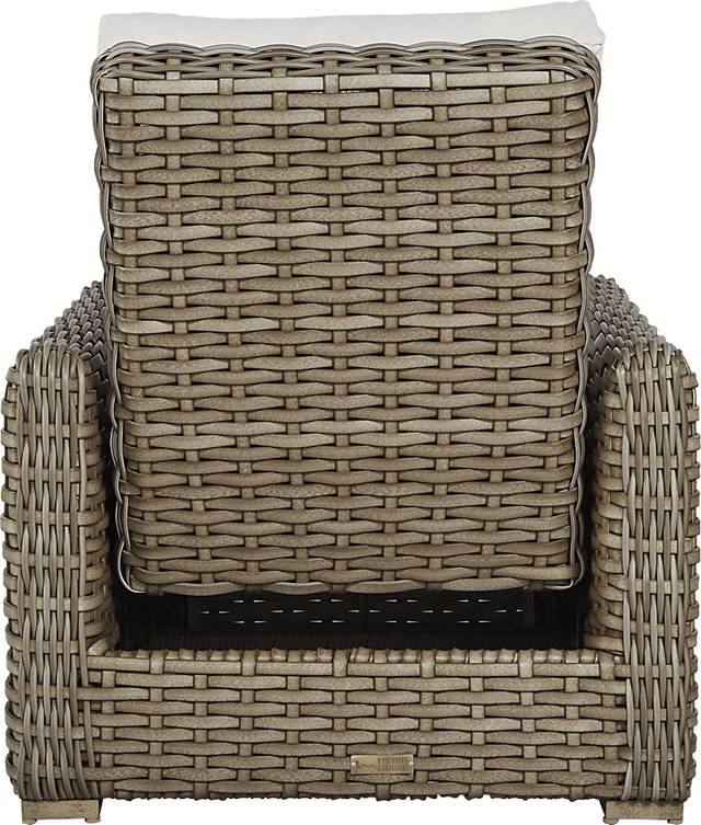 Siesta Key Driftwood Outdoor Recliner with Linen Cushions - Thumbnail - Image 3