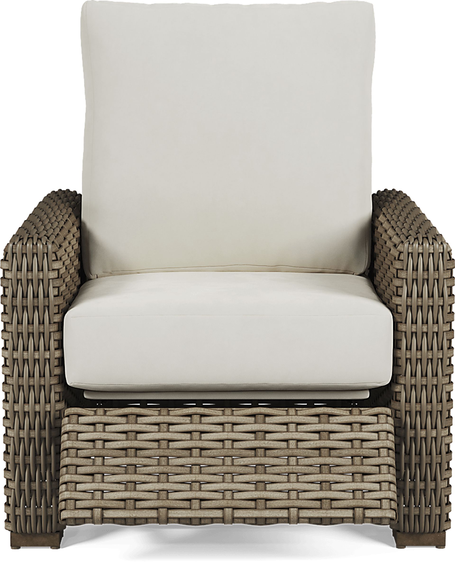 Siesta Key Driftwood Outdoor Recliner with Linen Cushions - Image 6