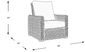 Siesta Key Driftwood Outdoor Recliner with Linen Cushions