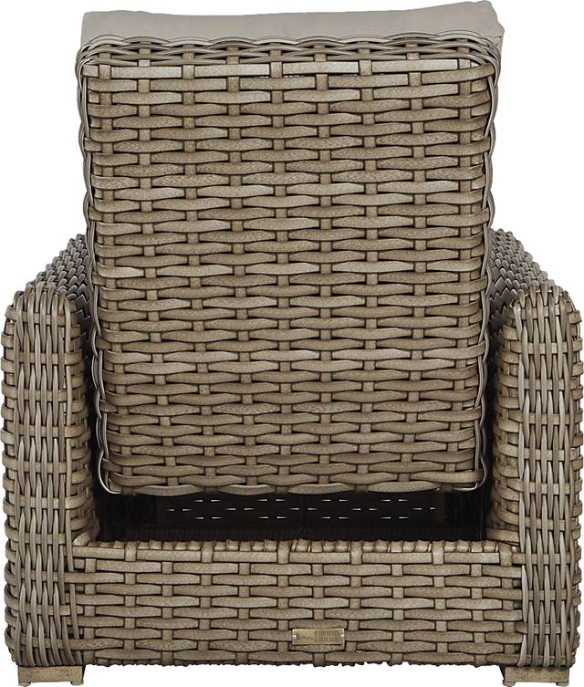 Siesta Key Driftwood Outdoor Recliner with Sand Cushions - Thumbnail - Image 3