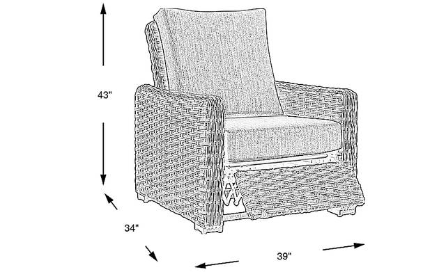 Dimension Image. Please refer to the Dimension Tab on this page for dimension details.