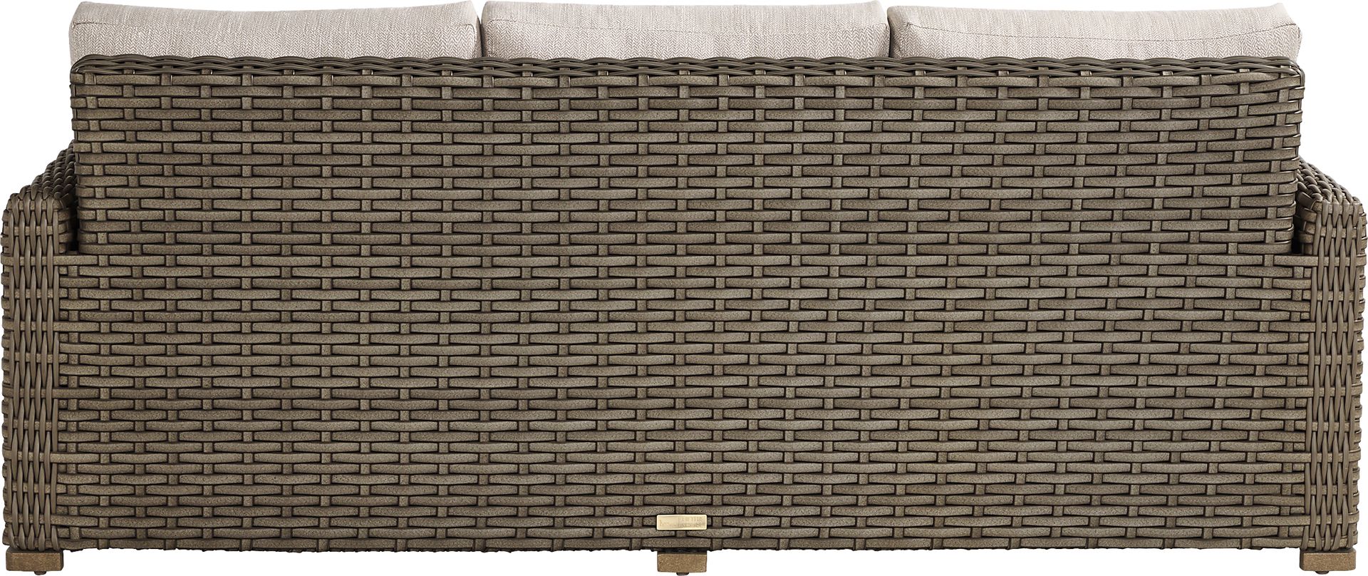 Siesta Key Driftwood Outdoor Sofa with Twine Cushions - Image 4
