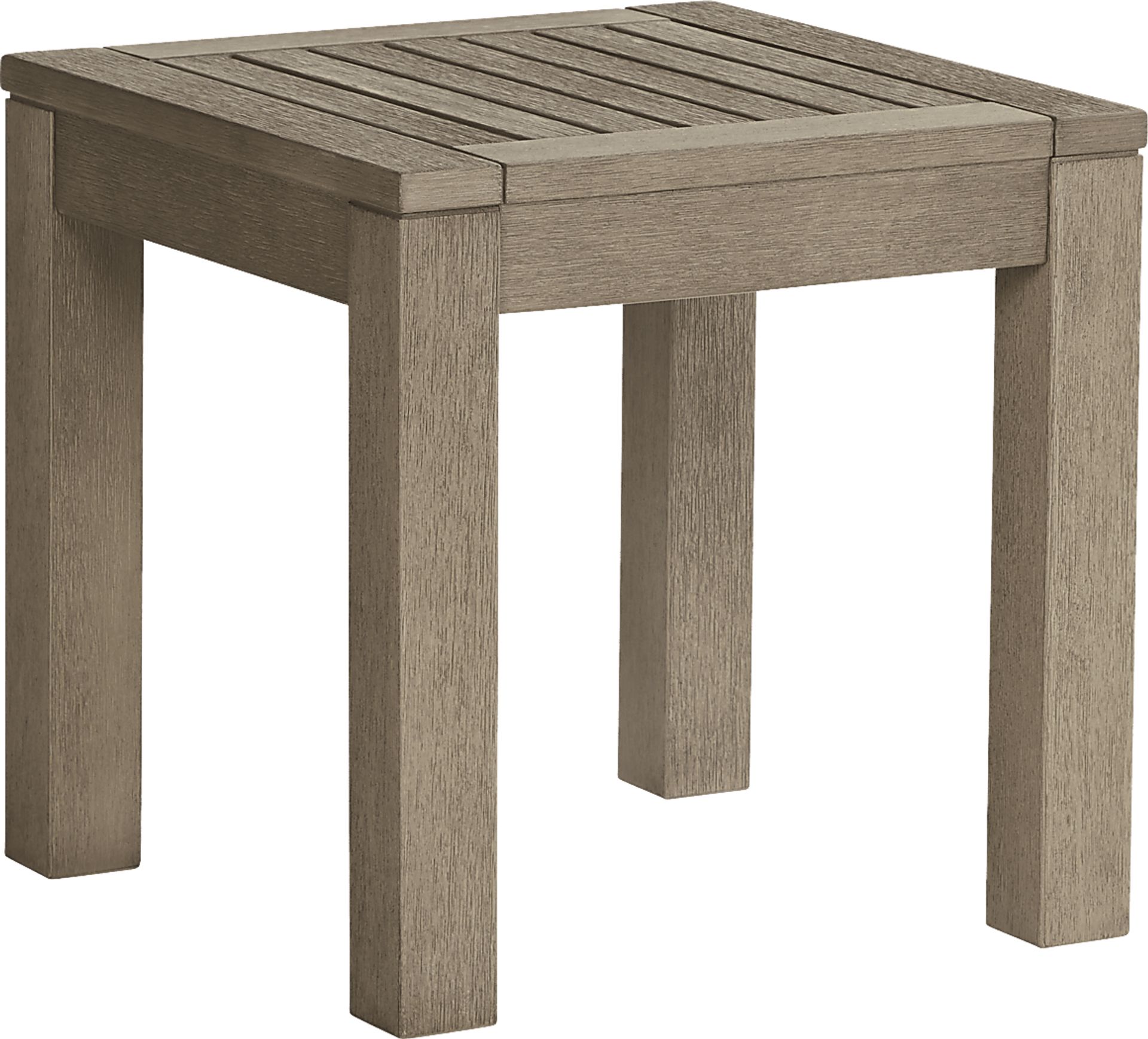 Siesta Key Gray Outdoor End Table - Image 1
