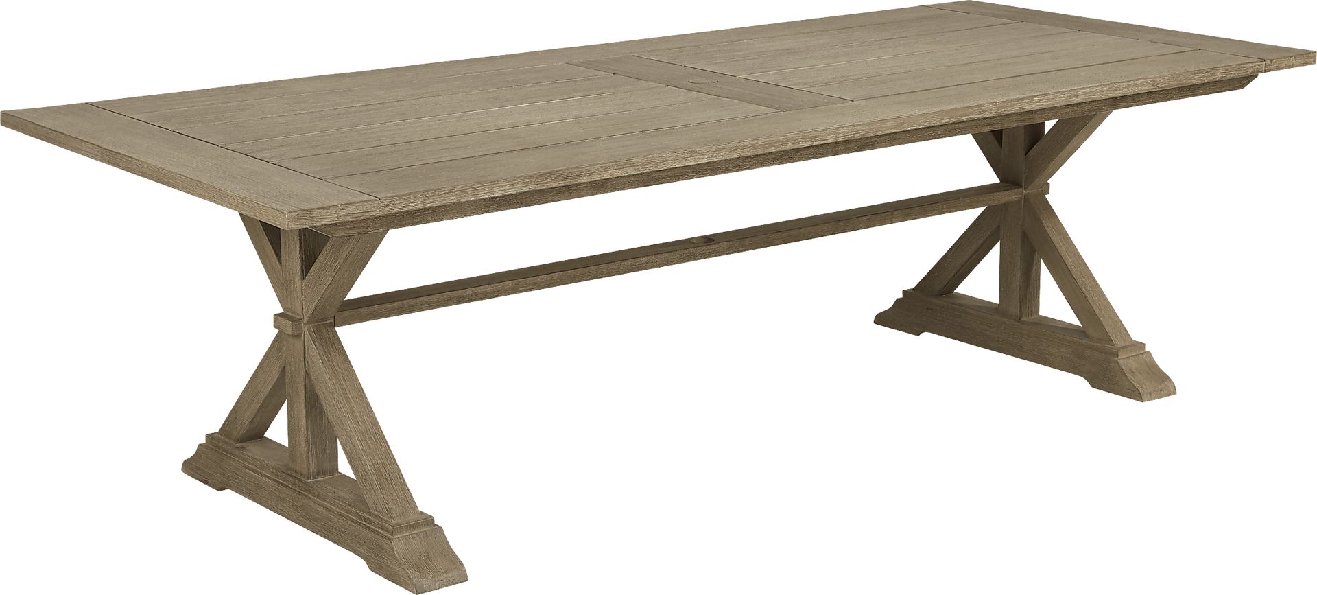 Siesta Key Light Wood 102 in. Rectangle Outdoor Dining Table - Image 1